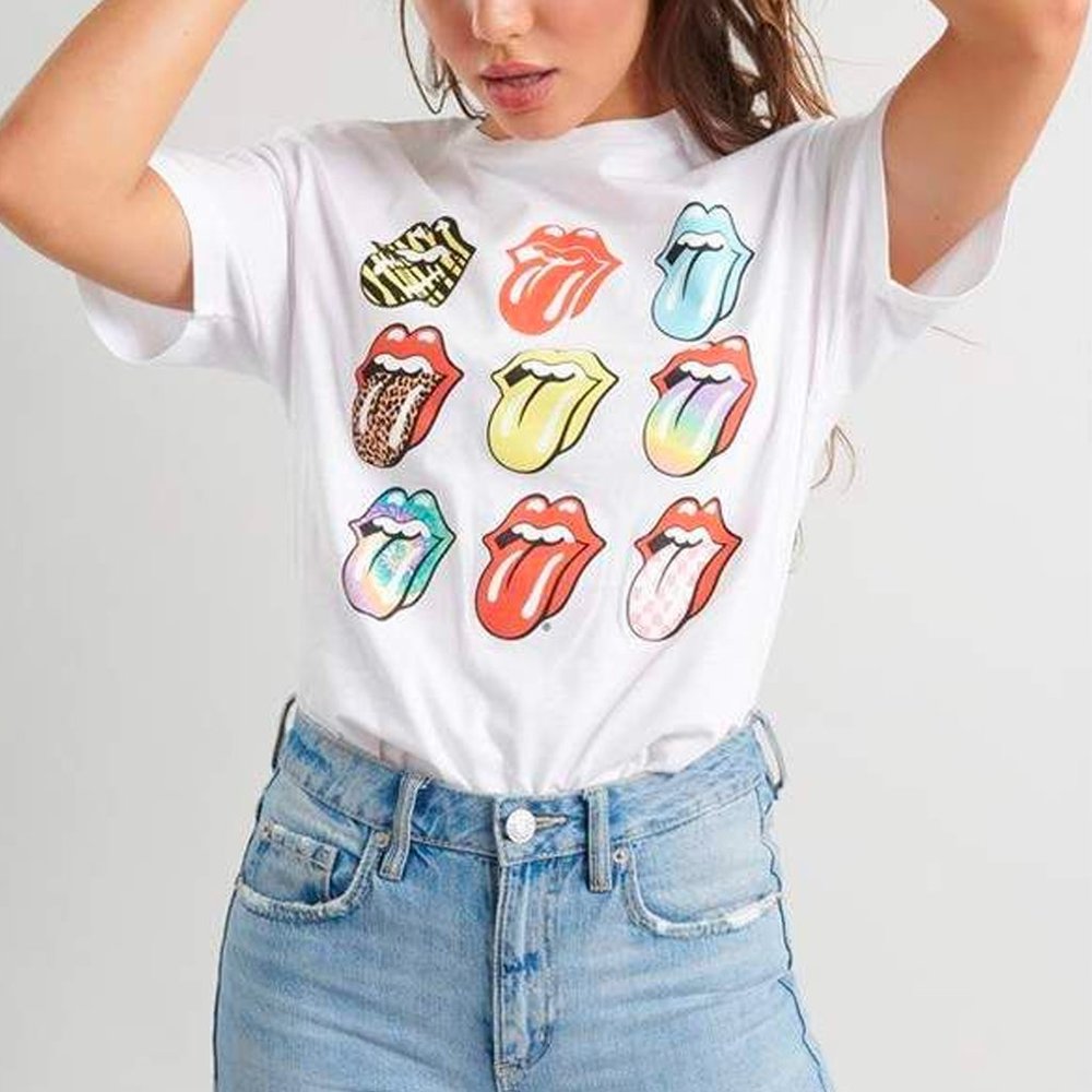 ROLLING STONES  •  Oversized Graphic Art Tee